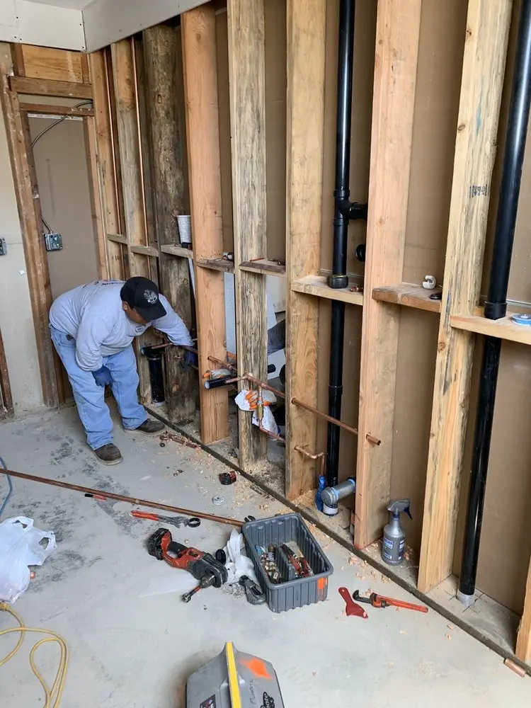 Commercial rough-in plumbing for Gas Line Repair in Parkrose Heights